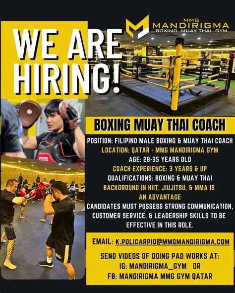 Mandirigma MMG Gym Qatar .
